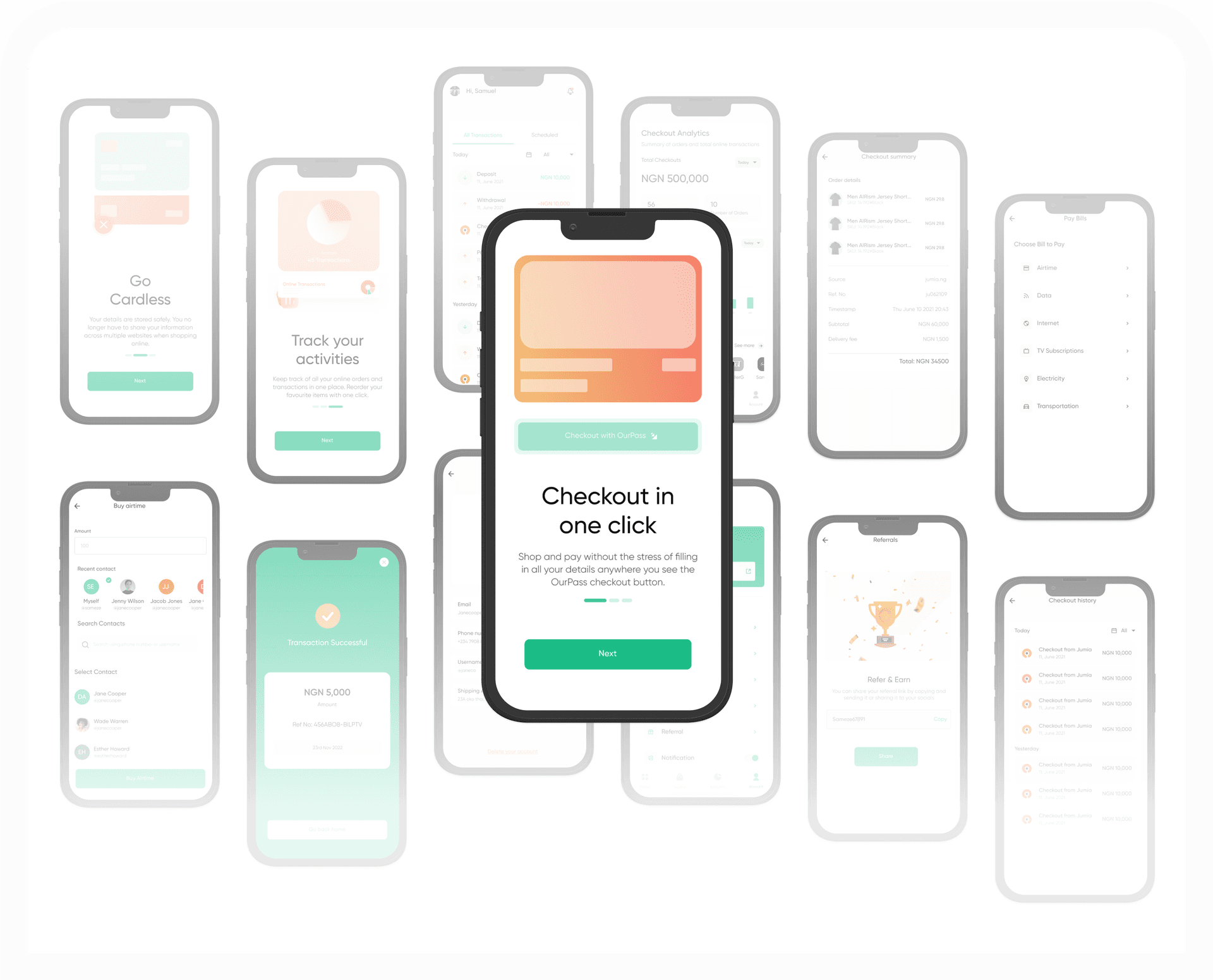 Oneclick checkout experience for the Afrcan Market